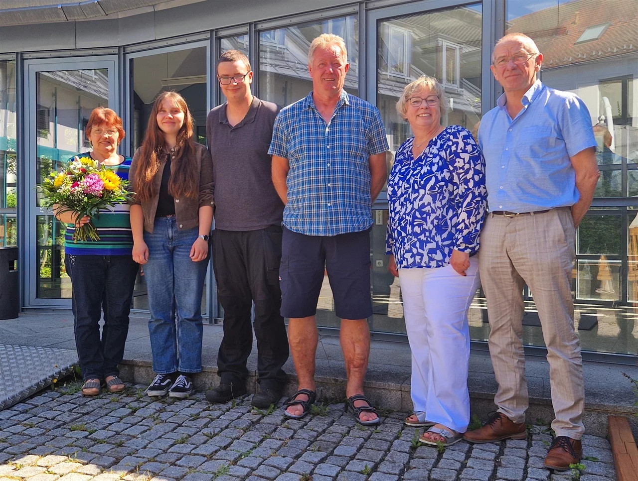 Gruppe von Mitarbeitenden des Volkersberg