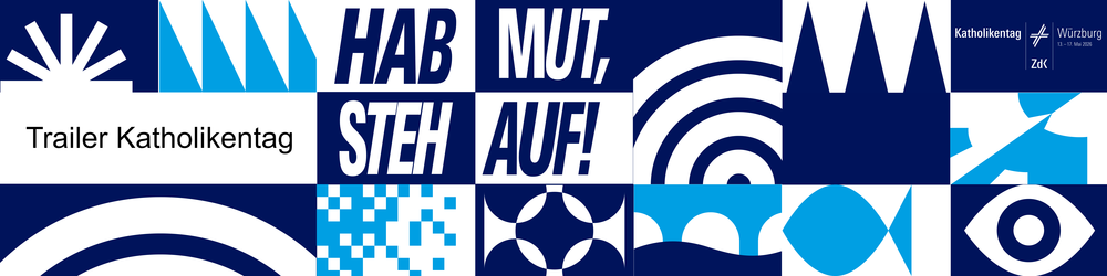 Video zum 104. Deutschen Katholikentag auf Vimeo – öffnet in einem neuen Fenster.